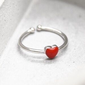 Little Red Heart Ring